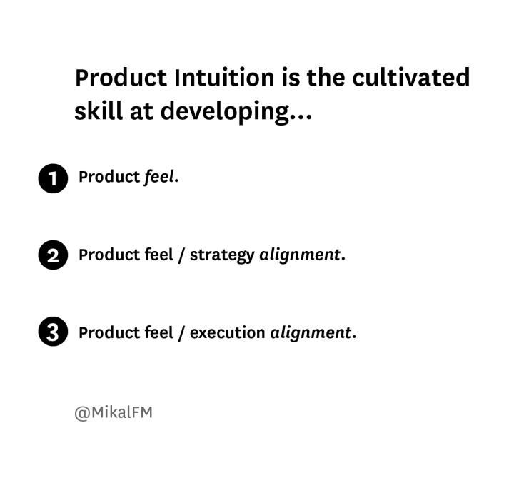 Product Intuition, A&nbsp;Prelude